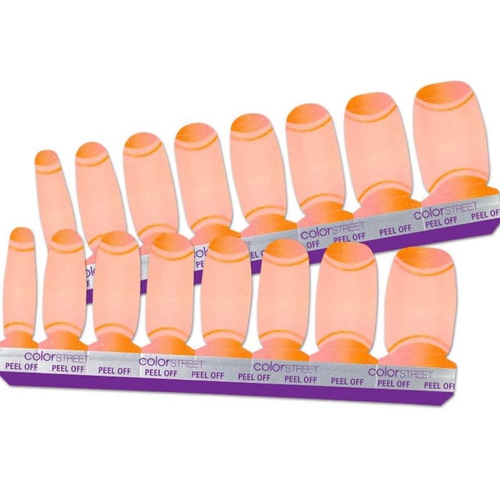 *Retired* Color Street: Morning Glory | Peach Orange Pink Gradient Spring Summer - Picture 8 of 8